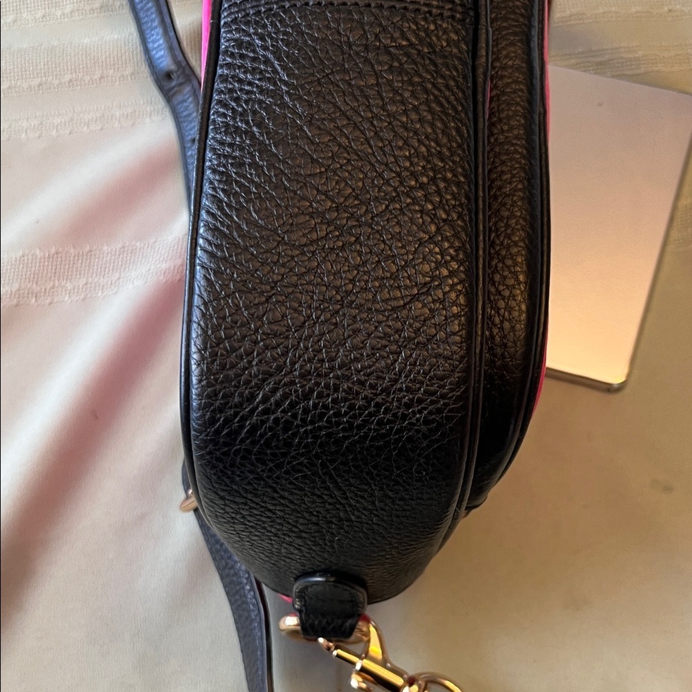 Coach Fuchsia and Black Crossbody Bag - Picture 8 of 13
